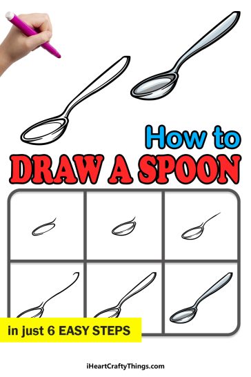 Spoon Drawing - How To Draw A Spoon Step By Step