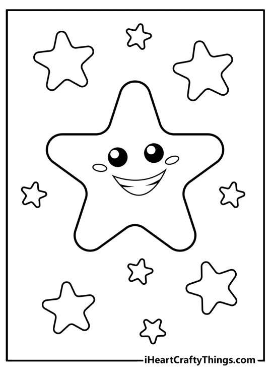 Star Coloring Pages (100% Free Printables)