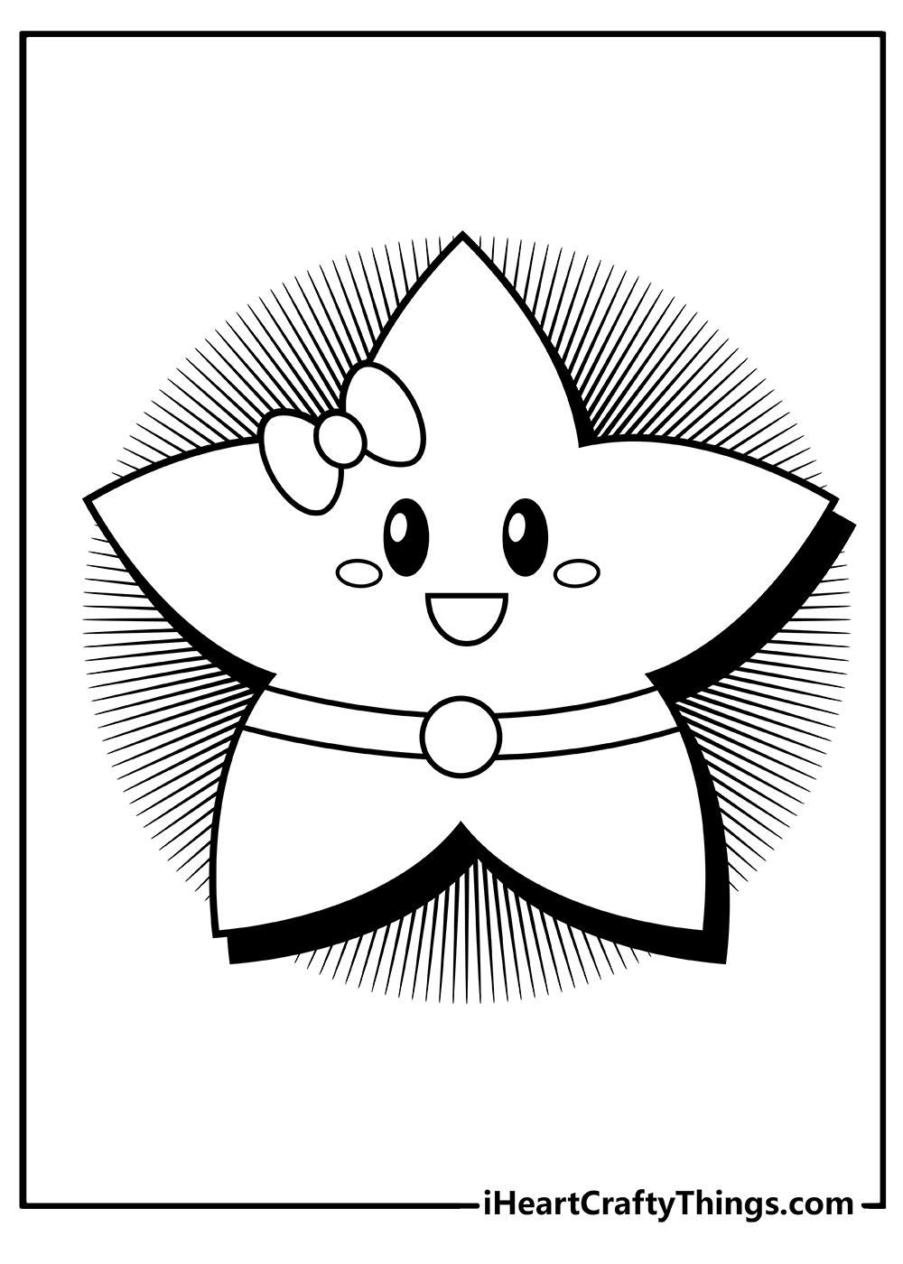 cute and easy Star Coloring sheets for preschoolers