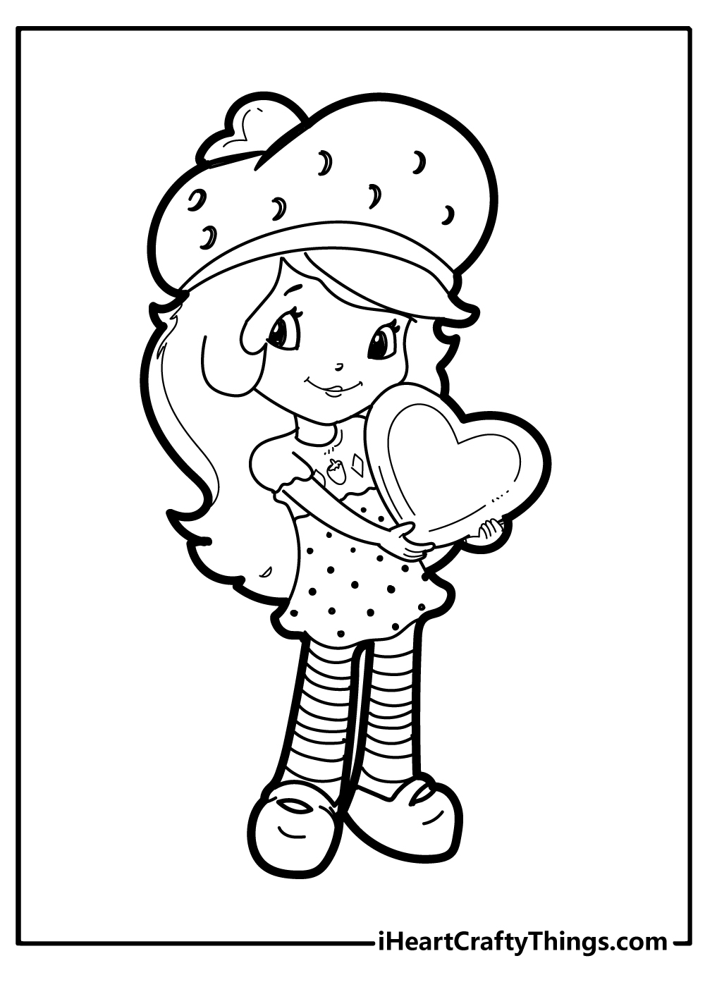 Strawberry Shortcake Coloring Book for adults free download