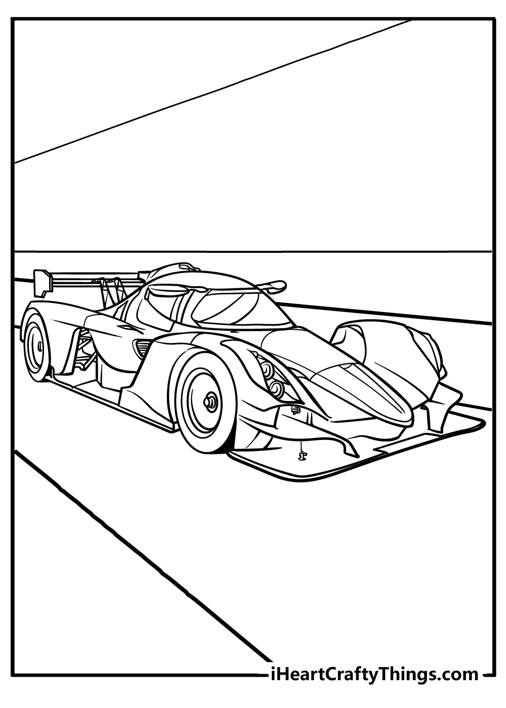 Speed Racer coloring page (004) @