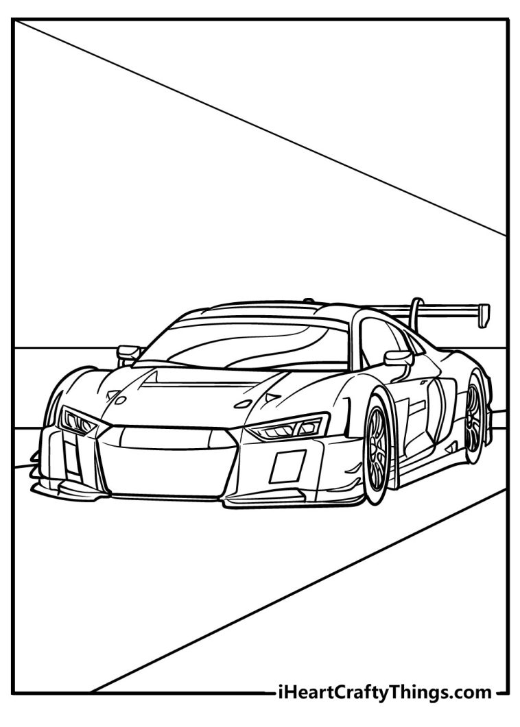 Printable Super Cars Coloring Pages (Updated 2023)