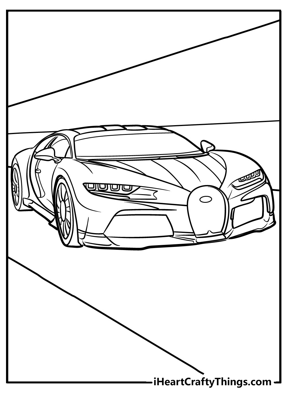 Super Cars Coloring sheets free printable