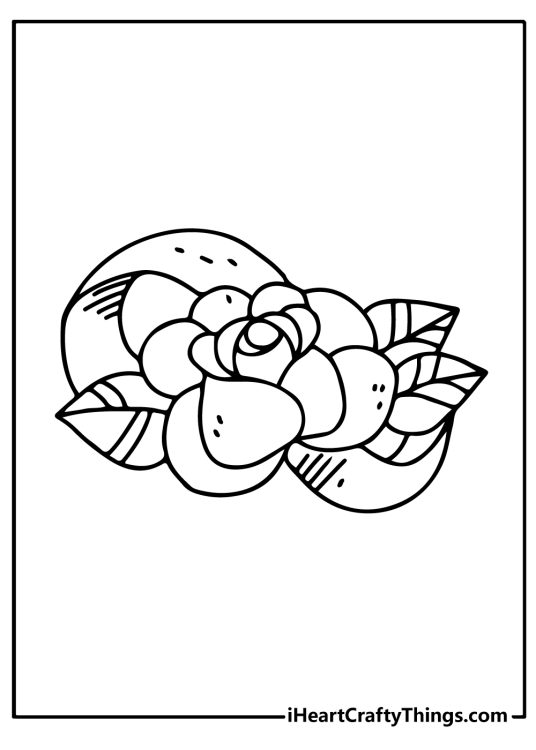 Tattoos-themed picture featuring a beautiful lavish rose placed on top of the infinity symbol