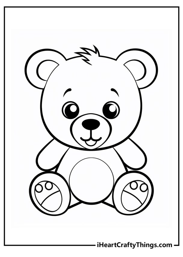 Teddy Bear Coloring Pages (100% Free Printables)