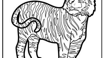Tiger Coloring Pages free printable