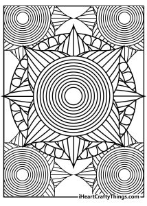 Trippy Coloring Pages (10 Printable Free PDFs For All Ages)