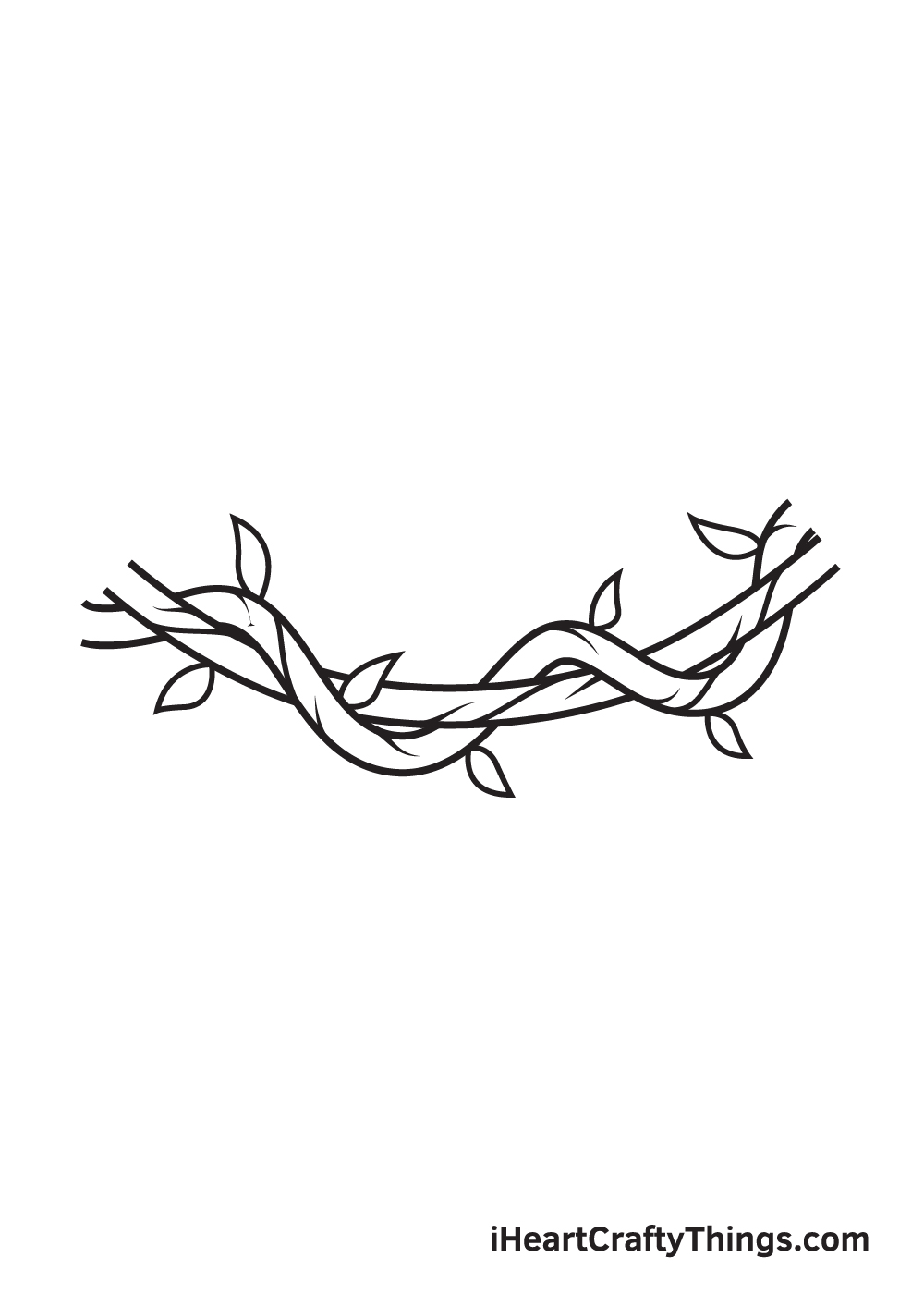 how to draw Vines step 8