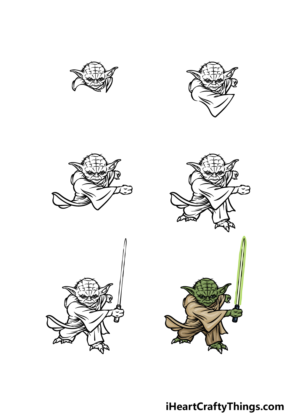 yoda drawing tutorial