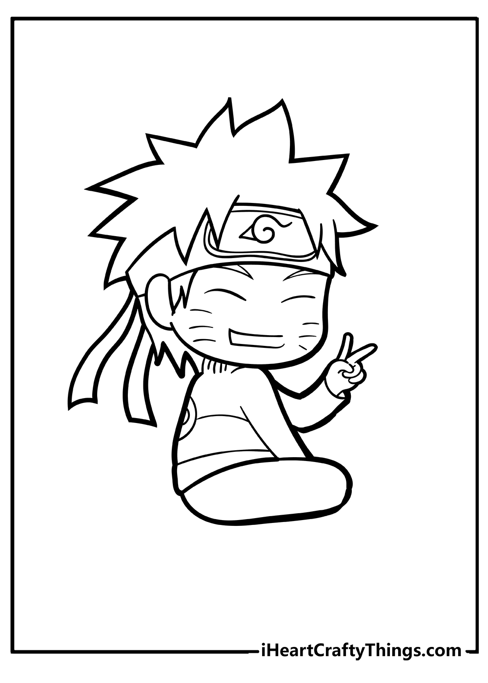 How to Draw Chibi Naruto  Free Printable Puzzle Games