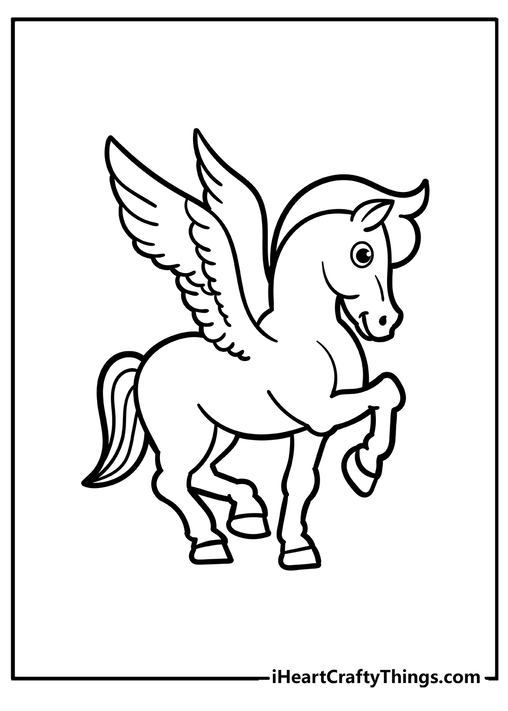 Printable Pegasus Coloring Pages Updated 20