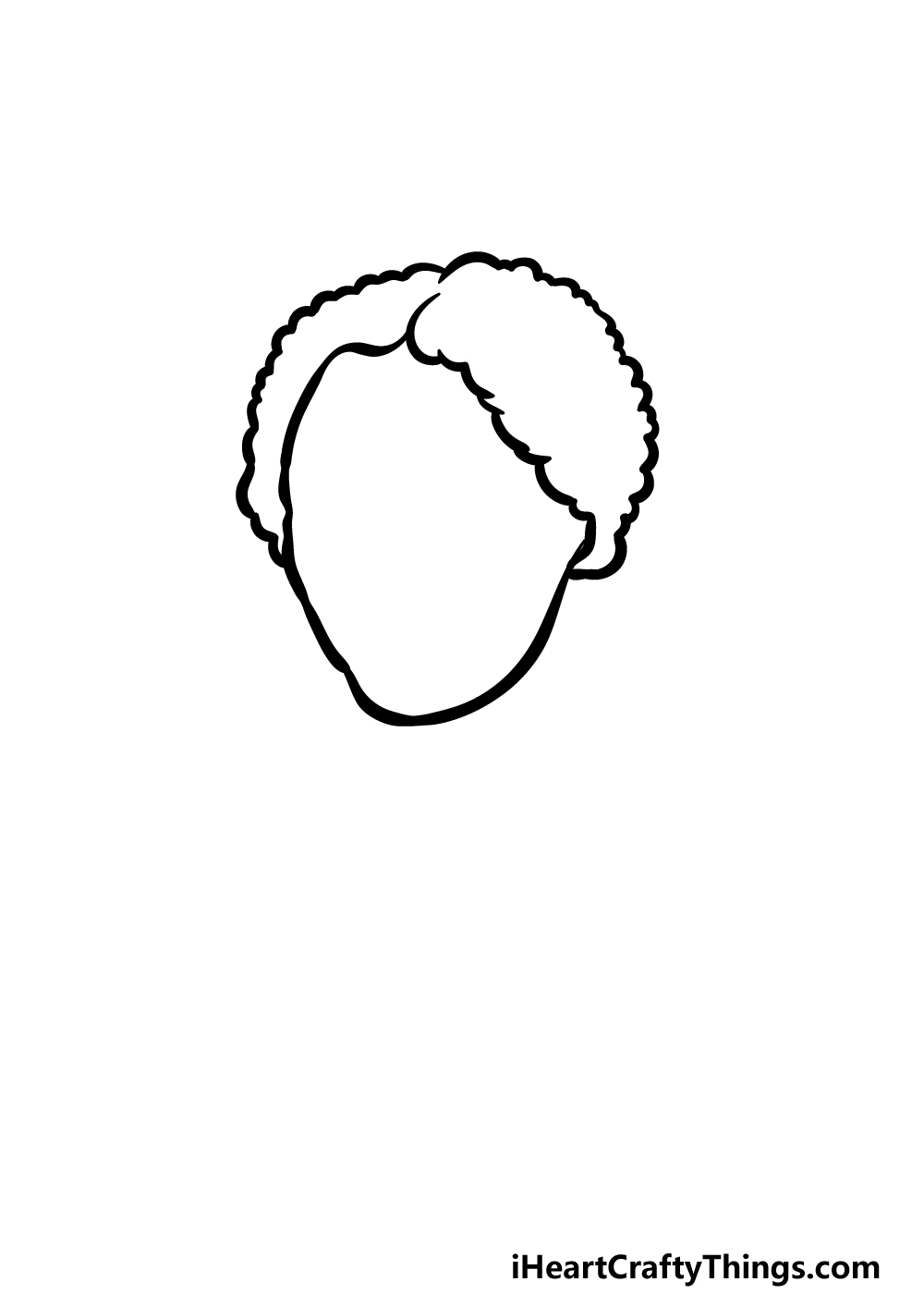how to draw Harriet Tubman step 1