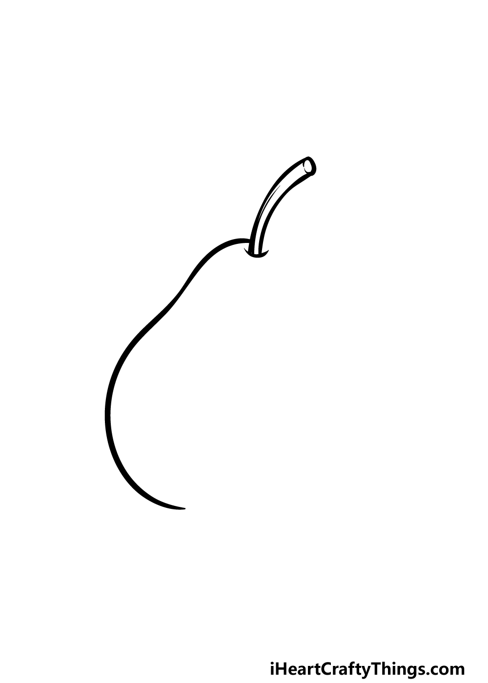 How to Draw A Pear step 1