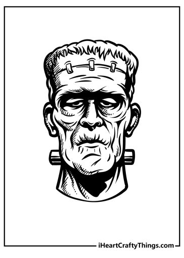 Frankenstein Coloring Pages free printable
