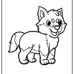 Husky Coloring Pages free printable