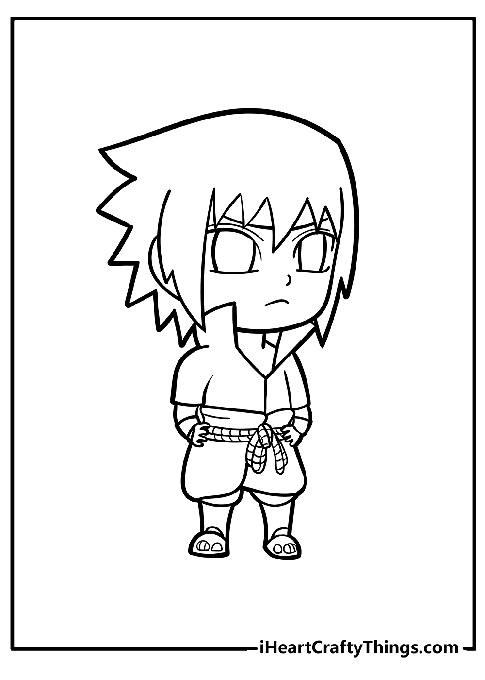 Chibi Coloring Pages for adults free printable