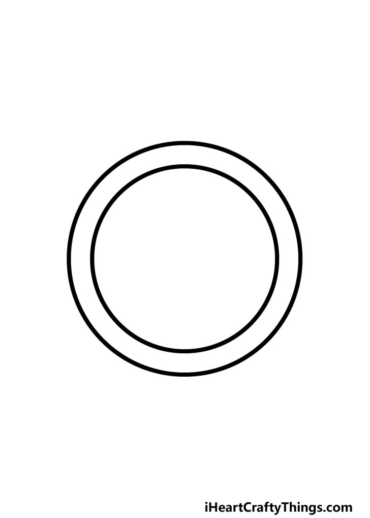 Captain Americas Shield Drawing How To Draw Captain America’s Shield