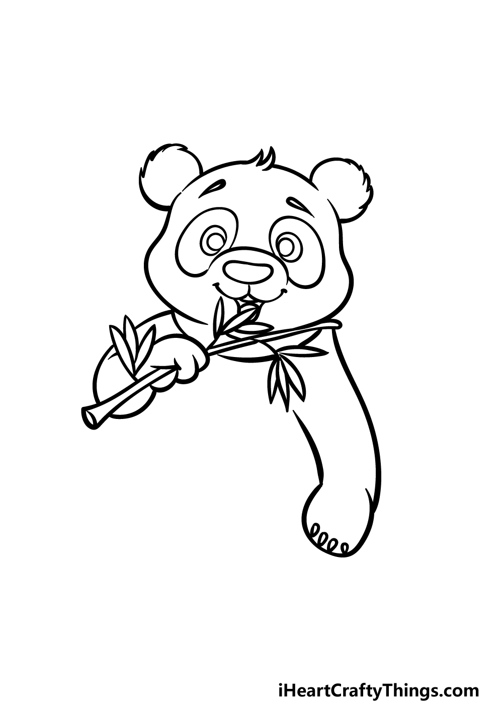 how to draw a Panda Bear step 3