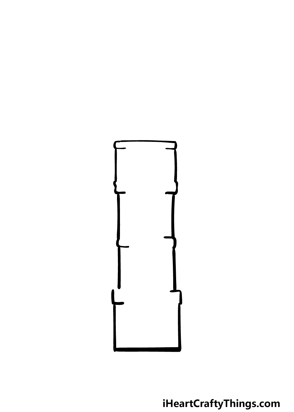 how to draw Big Ben step 3