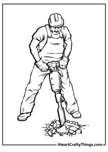 15 Construction Coloring Pages (100% Free Printables)