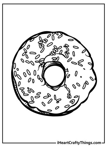 Dessert Coloring Pages (100% Free Printables)