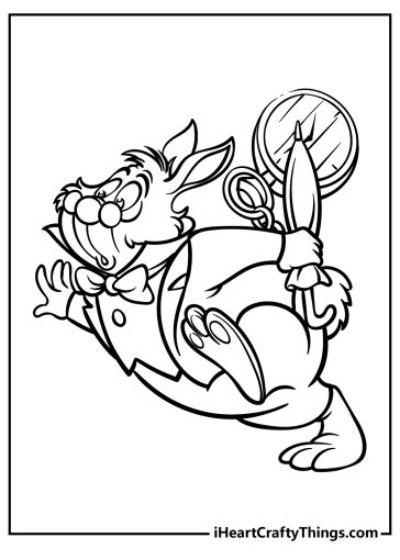 28 Alice In Wonderland Coloring Pages (100% Free Printables)