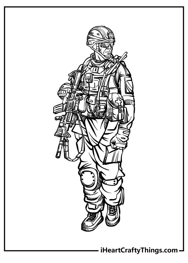 Army Coloring Pages (100% Free Printables)