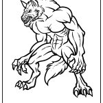 Werewolf Coloring Pages free printable