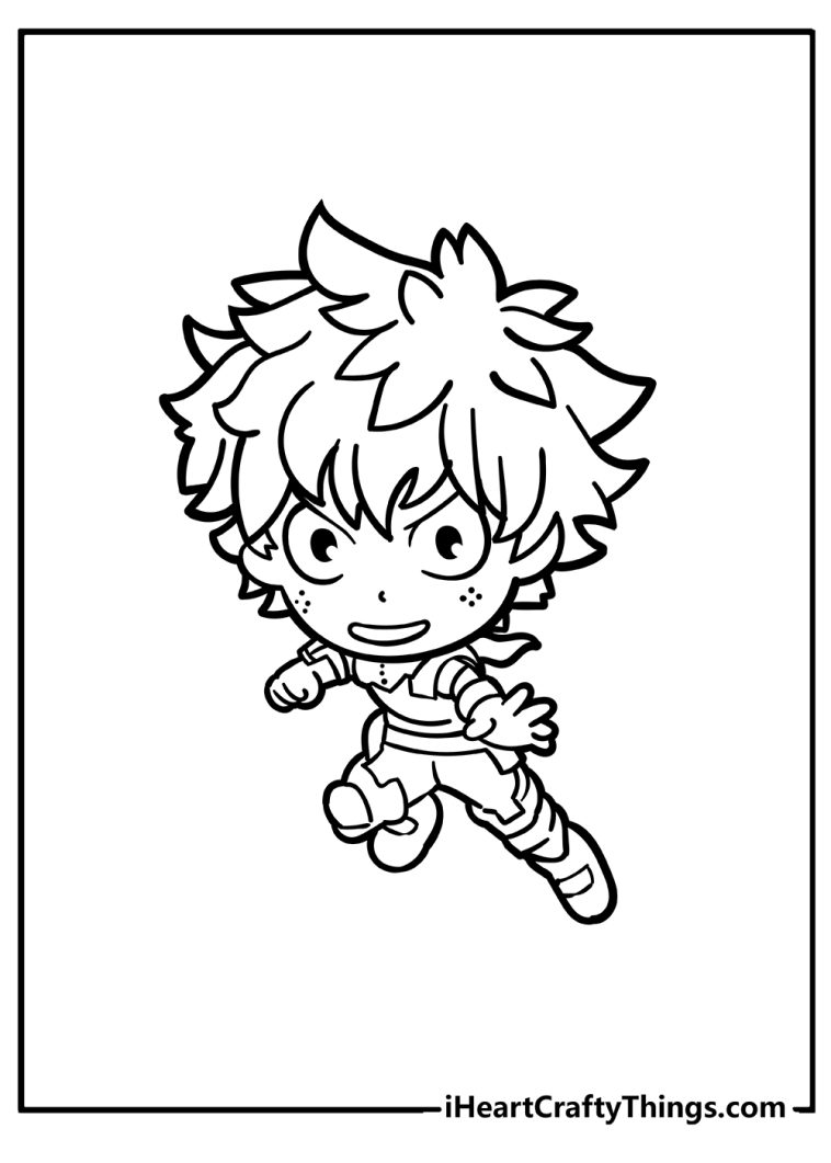 Chibi Coloring Pages (100% Free Printables)