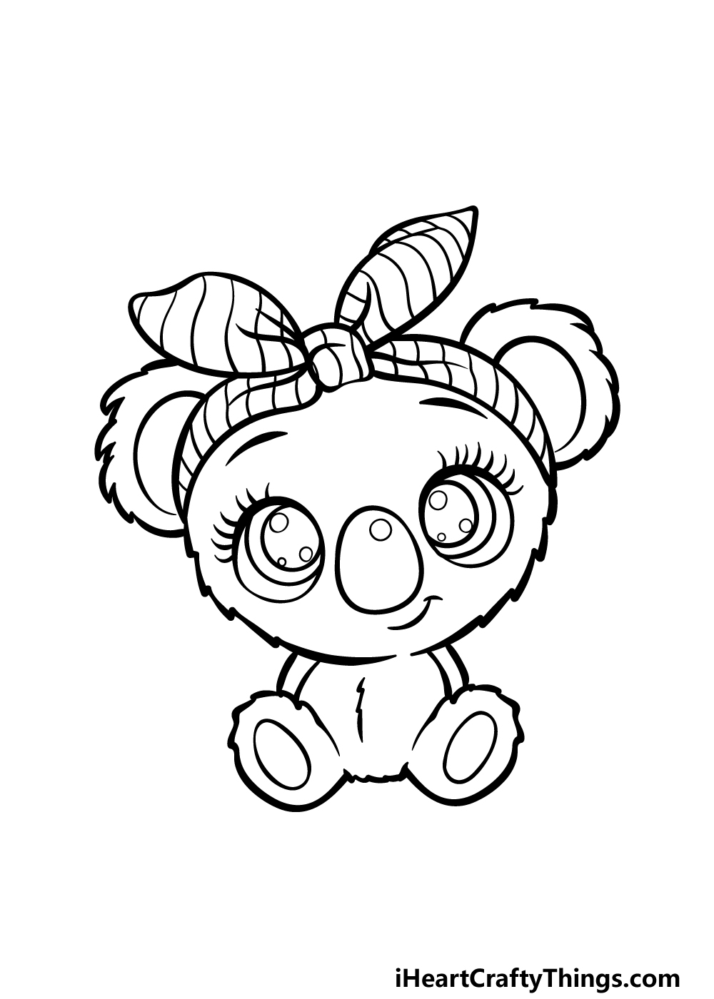 how to draw a Cute Koala step 5