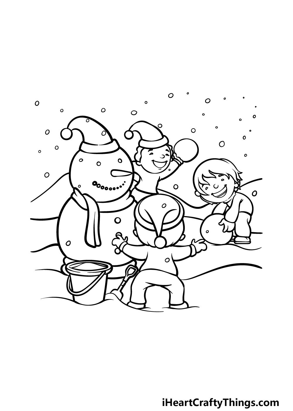 how to draw a Holiday step 5