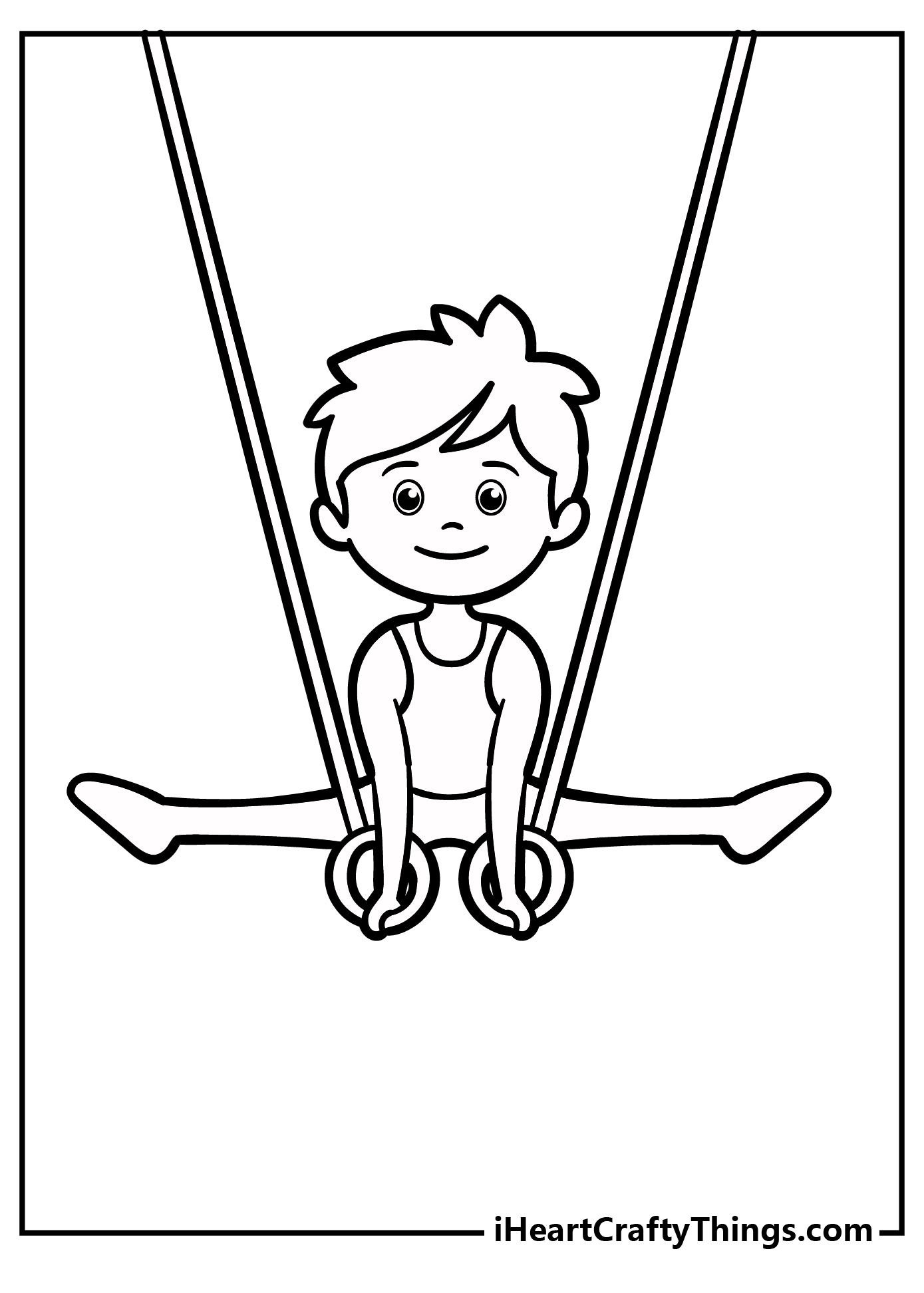 printable gymnastics coloring pages updated 2022