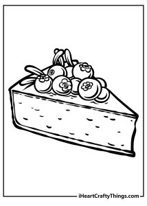 Dessert Coloring Pages (100% Free Printables)
