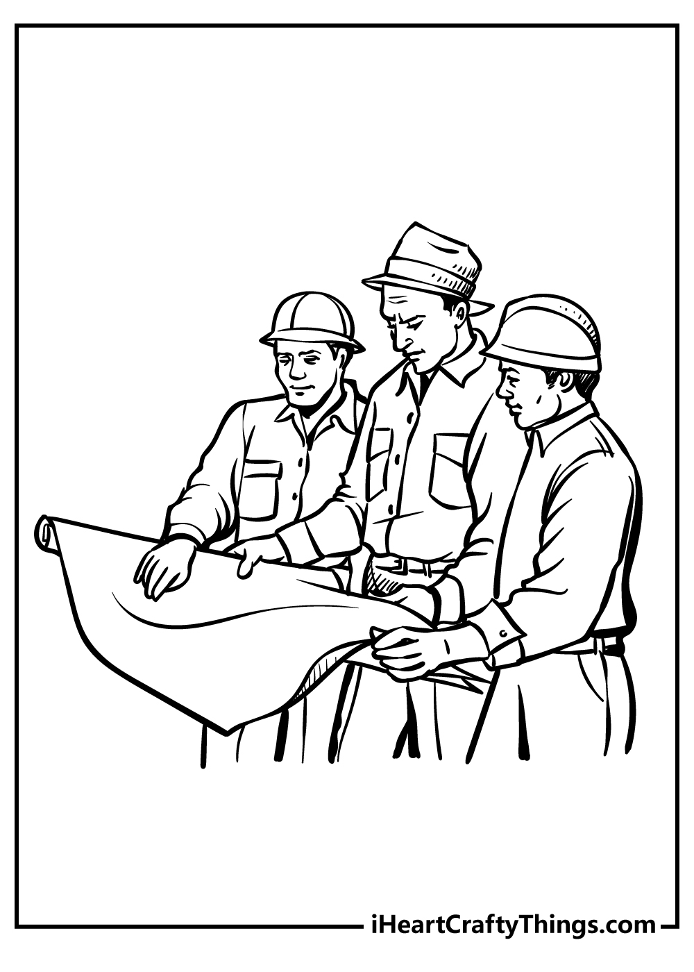 Construction Coloring Sheet for children free download