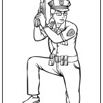 Police Coloring Pages free printable