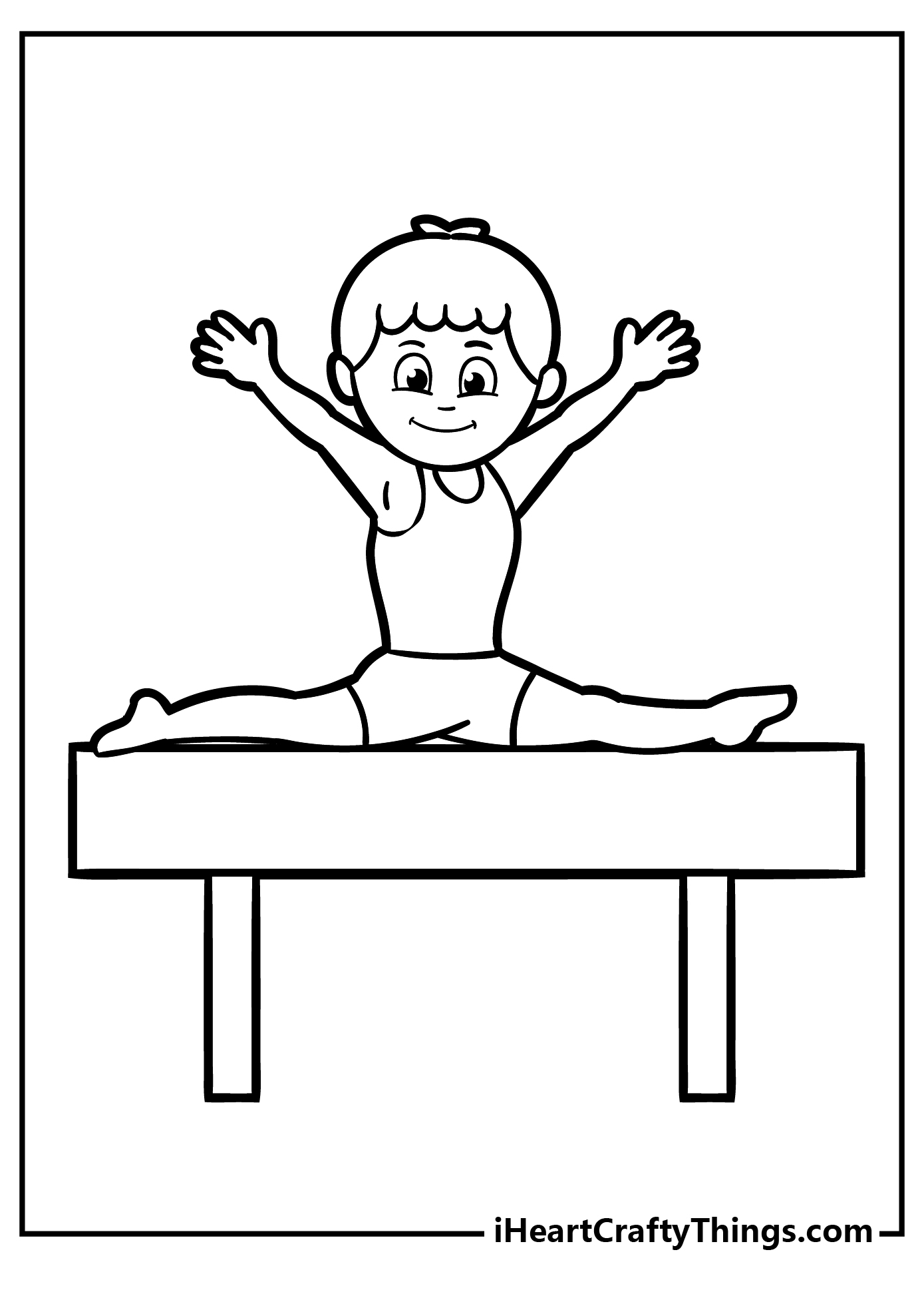 Printable Gymnastics Coloring Pages Updated 2022 Free Printable