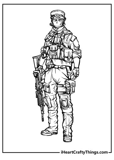 Army Coloring Pages (100% Free Printables)