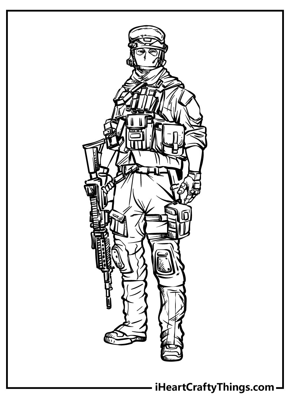 army soldier coloring pages for kids