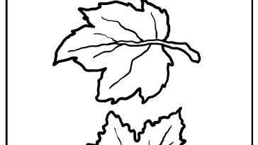 Fall Leaves Coloring Pages free printable