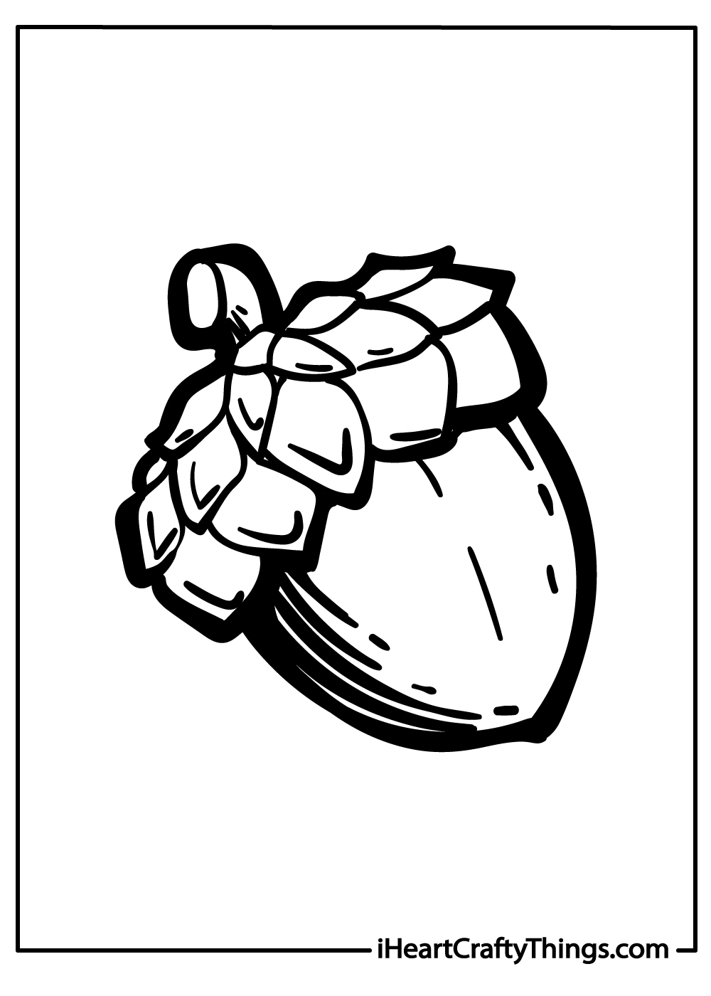 Acorn Coloring Sheet free download