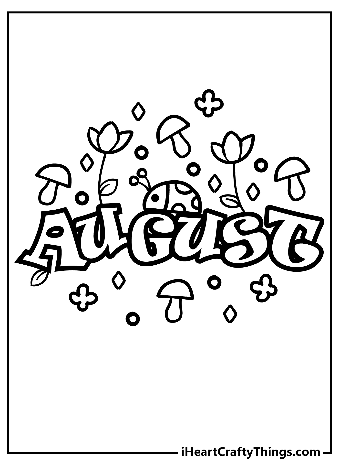 august coloring pages for pre k