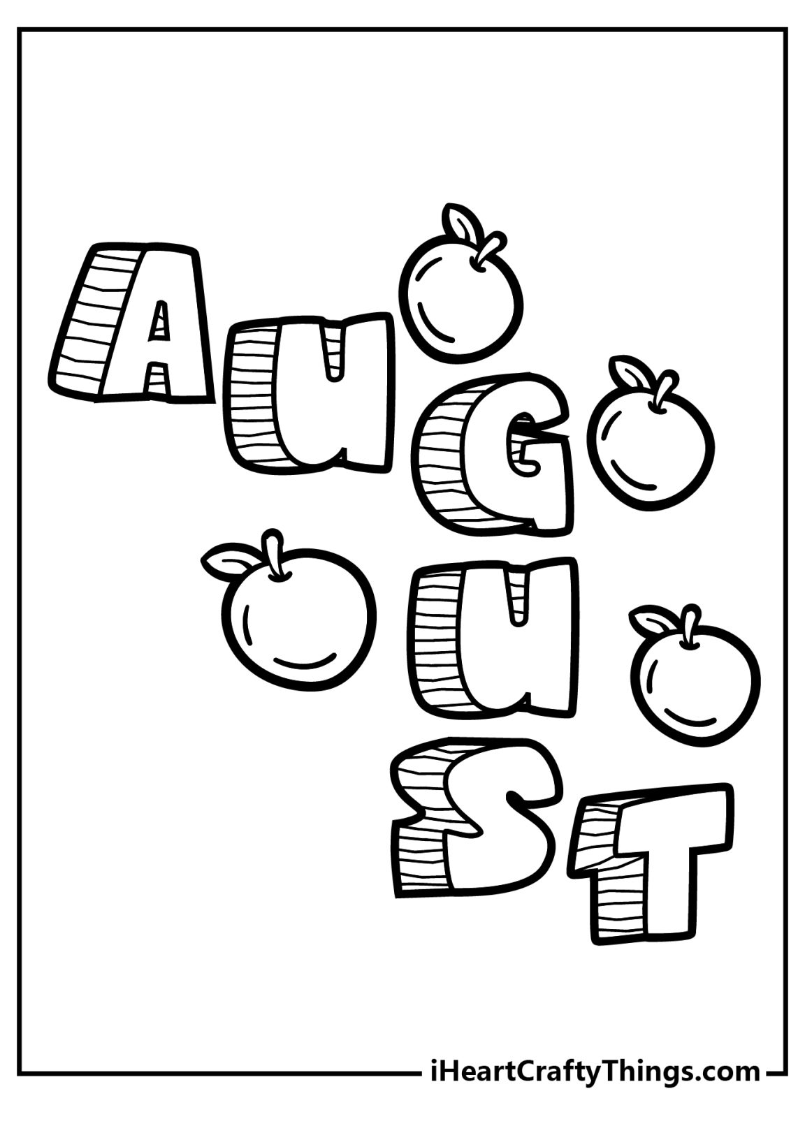 August Coloring Pages: 36 Free PDF To Remember The Summer