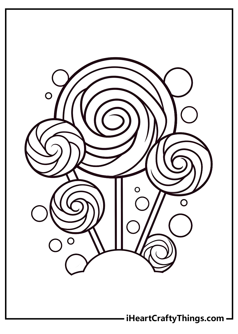 gloppy candyland coloring page