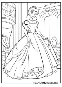 Cinderella Coloring Pages (100% Free Printables)