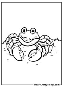 15 Crab Coloring Pages (Printable PDF For Free)