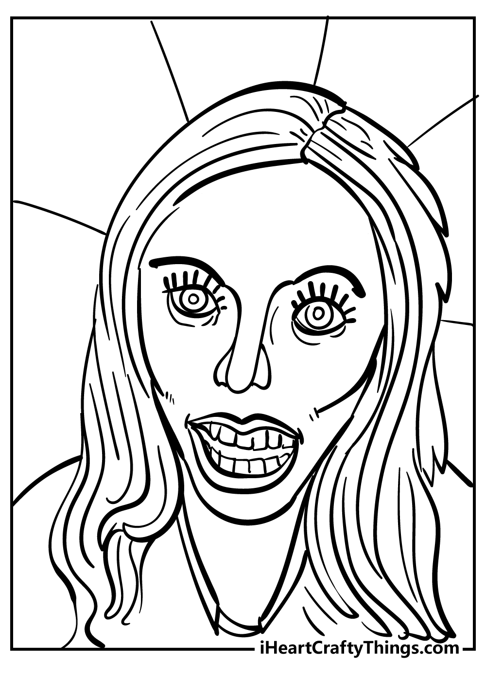 Creepy Coloring Book for adults free download