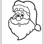 Cute Santa Christmas Coloring Pages free printable