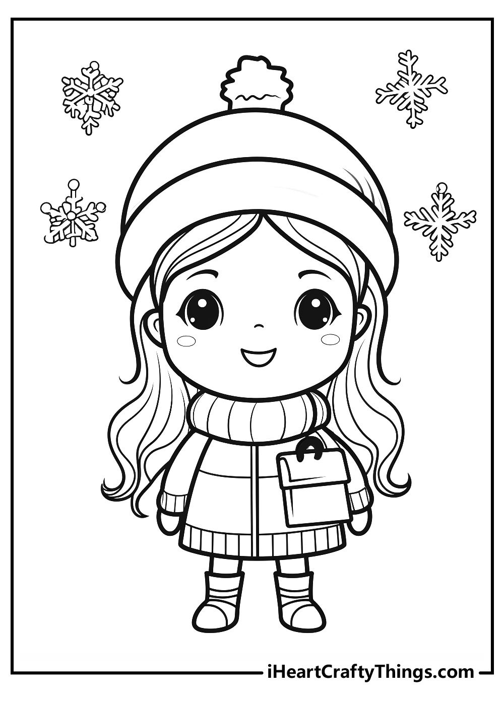 december coloring page