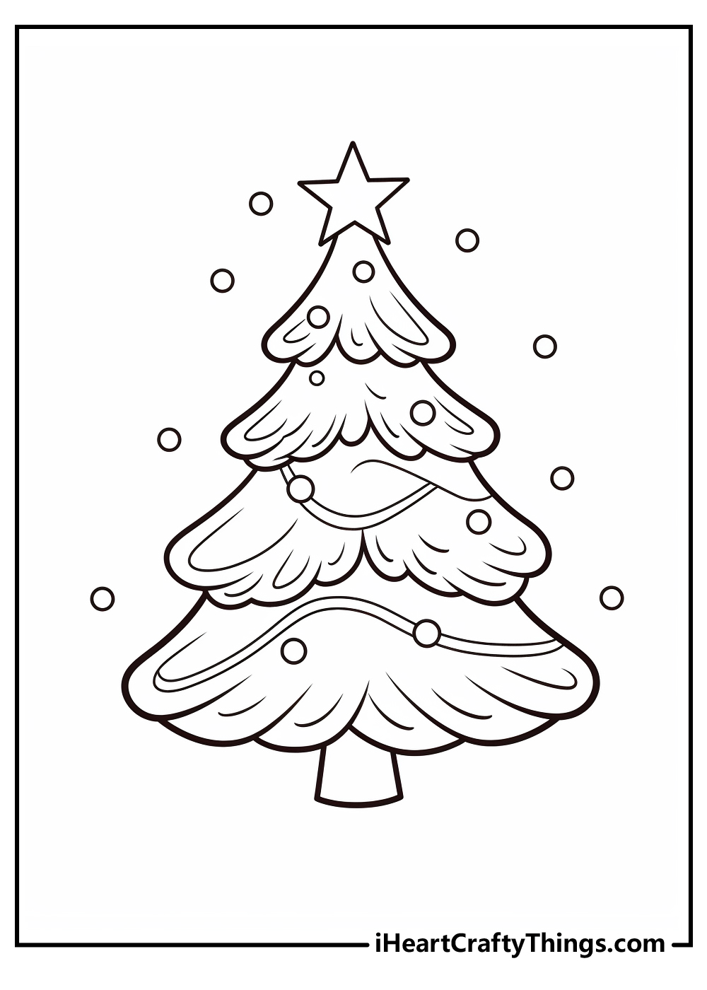 december coloring printable for adults
