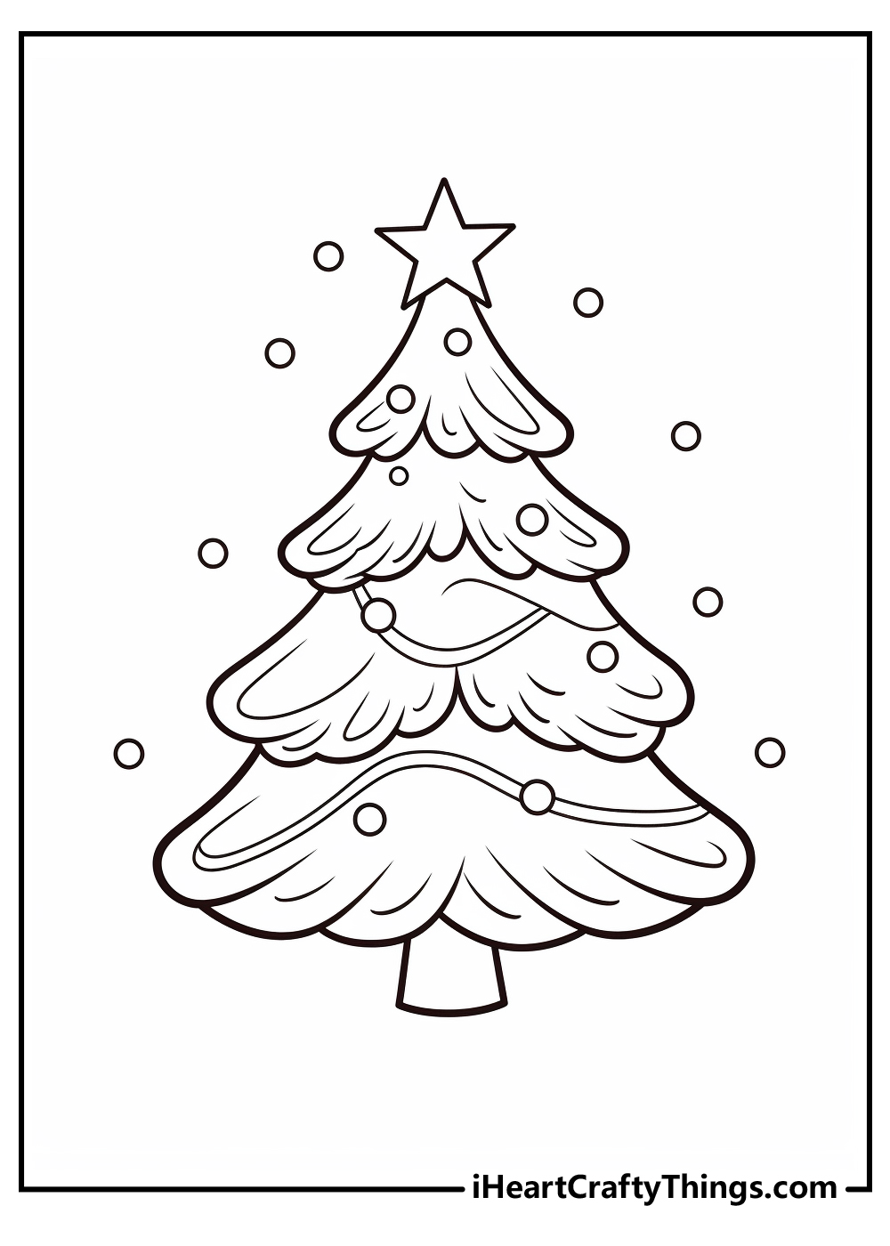 december coloring page